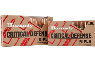 Image of Hornady Critical Defense .223 Remington 73 grain Flex Tip eXpanding Brass Cased Centerfire Rifle Ammo, 20 Rounds, 80260