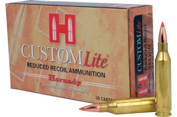 Image of Hornady Custom .243 Winchester 87 grain Super Shock Tip Brass Cased Centerfire Rifle Ammo, 20 Rounds, 80466