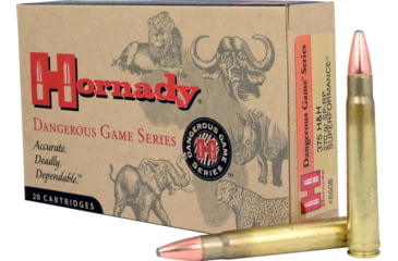 Image of Hornady Dangerous Game .375 H&amp;H Magnum 270 grain InterLock SP - Recoil Proof Brass Cased Centerfire Rifle Ammo, 20 Rounds, 8508