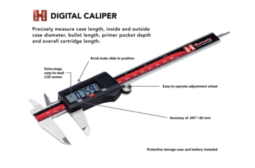 Image of Hornady Digital Caliper in Protective Case