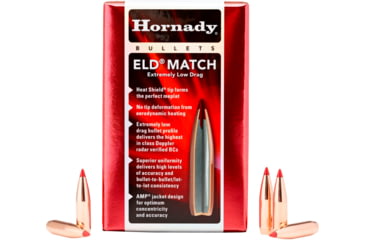 Image of Hornady ELD Match Rifle Bullets, 25 Caliber, 134 grain, 1-75in, 2561
