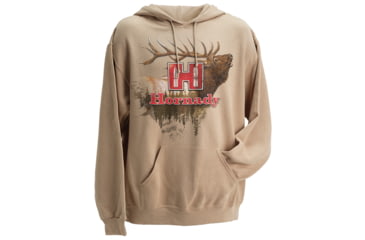 Image of Hornady Elk Hoodie - Mens Medium Tan/Khaki, 99612M
