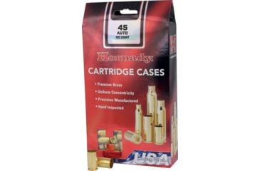 Image of Hornady Handgun Cartridge Cases, Unprimed, 45 Automatic, 100 Pieces, 8760