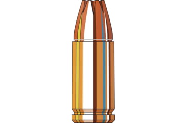 Image of Hornady Handgun Hunter 9 mm Luger +P 115 grain MonoFlex Brass Cased Centerfire Pistol Ammo, 25 Rounds, 90281