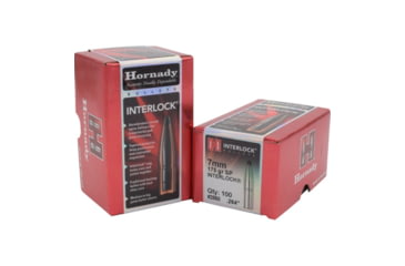 Image of Hornady Interlock Traditional Rifle Bullets, 7mm .284 175 Gr SP Interlock, 2850