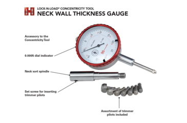 Image of Hornady Neck Wall Thickness Gauge, Red 041223