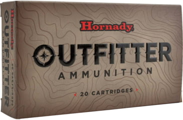 Image of Hornady Outfitter 7MM PRC 160 Grain CX Brass Riffle Ammo, 20 Rounds, 80713