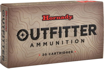 Image of Hornady Outfitter .300 Winchester Magnum 180 grain Gilding Metal eXpanding Brass Cased Centerfire Rifle Ammo, 20 Rounds, 82197