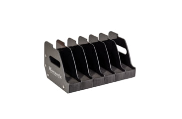 Image of Hornady 6 Gun Pistol Rack Metal w/ Foam and Plastic Dividers, Black, 95832