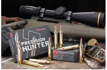 Image of Hornady Precision Hunter .28 Nosler 162 grain Extremely Low Drag - eXpanding Brass Cased Centerfire Rifle Ammo, 20 Rounds, 8069