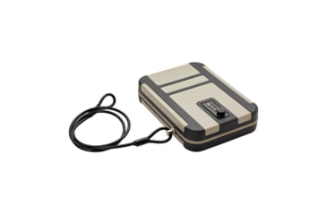 Image of Hornady SnapSafe Treklite Lock Box With TSA Combination Lock, Extra Large, FDE, 752412325