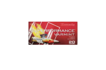 Image of Hornady Superformance 223 Wssm 55 Grain V-Max Brass Cased Rifle Ammo, 20 Rounds, 8308