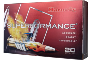 Image of Hornady Superformance 6mm Creedmoor 90 grain Gilding Metal eXpanding Brass Cased Centerfire Rifle Ammo, 20 Rounds, 81394