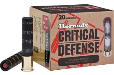 Image of Hornady Triple Defense, .410 Gauge, 2 1/2 in, Centerfire Shotgun Slugs Ammo, 20 Rounds, 86238
