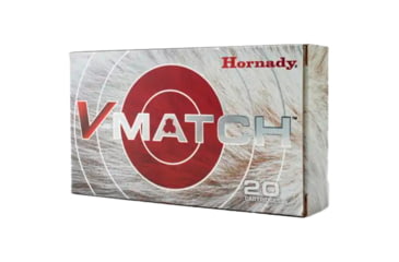 Image of Hornady V-Match 6.5 Grendel 100 Grain Polymer Tipped Rifle Ammo, 20 Rounds, 81521