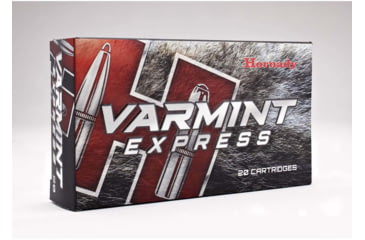 Image of Hornady Varmint Express 6.5mm Creedmoor 95 grain V-MAX Brass Cased Centerfire Rifle Ammo, 20 Rounds, 81481