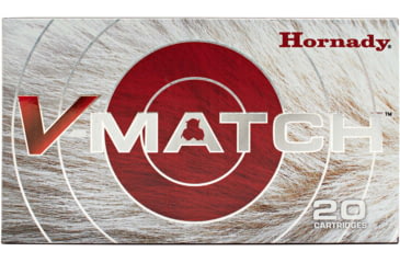 Image of Hornady Vintage Match 6.5 Grainendel 100 Grain Eld-Vt Brass Cased Rifle Ammo, 20 Rounds, 81521