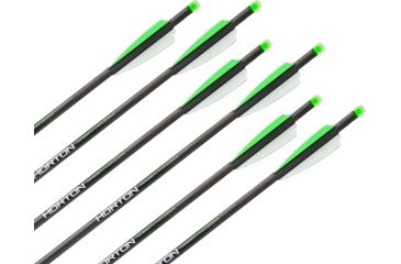 Image of Horton Archery Omni Brite 2.0 Lighted Carbon 20 in  Arrows, Pack of 6 HEA-728.6