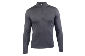 Image of Hot Chillys Mens Pepper Skins ZIP-T, Black, S PS3005-Black-S