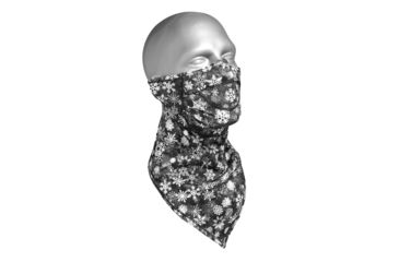Image of Hot Chillys Micro-Elite Chamois Print Bandana w/ Mask - Unisex, Snowy Night, Small/Medium, HC6124P-684-S/M