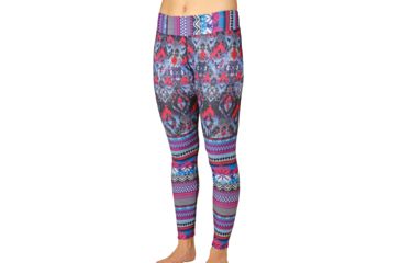 Image of Hot Chillys Micro Elite Chamois Printed Tight - Womens, Fusion, Large, HC9928P-175-L