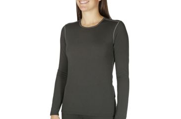 Image of Hot Chillys Pepperskins Crewneck - Womens, Black, Extra Small, PS3600-BLACK-XS