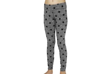 Image of Hot Chillys Youth Heather Legging - Girls, Black Heather, Extra Small, HC9608-909-XS