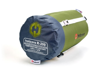 Image of Hotcore R-200 Sleeping Bag, Green, 90in x 34in, R-200