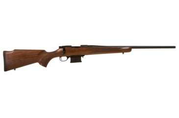 Image of Howa M1500 Mini Hunter Bolt Action Rifle, .350 Legend, 16.25in Heavy Barrel, 1-8, Walnut Wood Stock, Blued, HWH350HB-FRRMPG