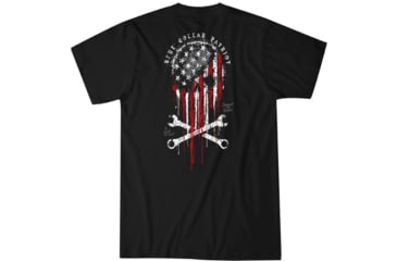 Image of HOWITZER Blue Collar Skull S/S Tee - Mens, Black, 3XL, CV7096-BK-3X