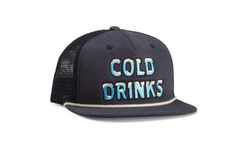Image of Howler Brothers Cold Drinks Snapback Hat - Mens, Deep Blue, One Size, 160619F-CDB