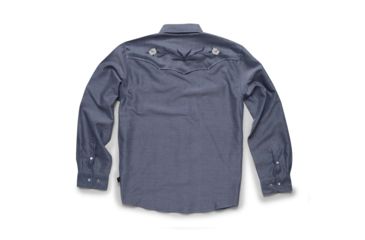Image of Howler Brothers Crosscut Deluxe Shirt - Mens, Hawaiin Blue Oxford / Hibiscus, Extra Large, 125819F-HHB-XL