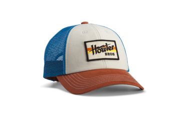 Image of Howler Brothers Electric Stripe Hat - Mens, Stone / Mid Blue, One Size, 160019F-HES