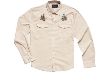 Image of Howler Brothers Gaucho Snapshirt - Mens, AntiqueWhite Oxford / Pure Agave, Small, 120719S-AGV-S