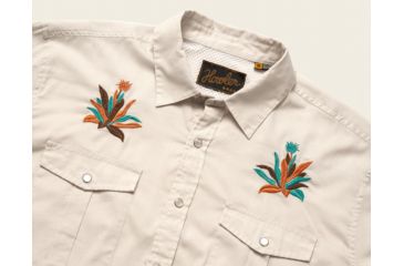 Image of Howler Brothers Gaucho Snapshirt - Mens, AntiqueWhite Oxford / Pure Agave, Small, 120719S-AGV-S