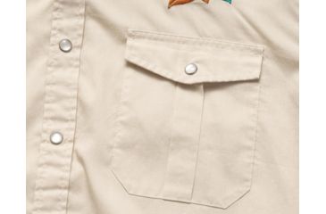 Image of Howler Brothers Gaucho Snapshirt - Mens, AntiqueWhite Oxford / Pure Agave, Small, 120719S-AGV-S