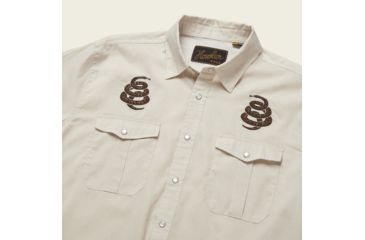 Image of Howler Brothers Gaucho Snapshirt - Mens, Riverbed Oxford/Cottonmouth, L, 120720S-OWO-L