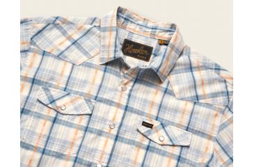 Image of Howler Brothers H Bar B Snapshirt - Mens, Brooks Plaid /Creamy Blue, Extra Large, 122219S-BPB-XL