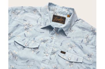 Image of Howler Brothers H Bar B Snapshirt - Mens, Grainfields Print / Shower Blue, 2XL, 122219S-GFB-XXL