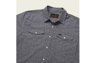 Image of Howler Brothers H Bar B Snapshirt - Mens, Little Agave Print/Night Blue Oxford, M, 122220S-SFB-M