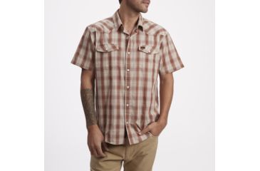 Image of Howler Brothers H Bar B Snapshirt - Mens, Neches Plaid/River Blue, L, 122220S-NPS-L