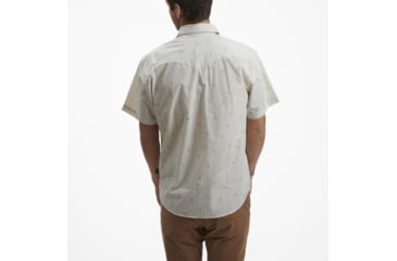 Image of Howler Brothers H Bar B Snapshirt - Mens, Vintage Grid Floral/Medium White, L, 122220S-GFW-L
