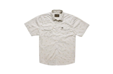 Image of Howler Brothers H Bar B Snapshirt - Mens, Vintage Grid Floral/Medium White, L, 122220S-GFW-L
