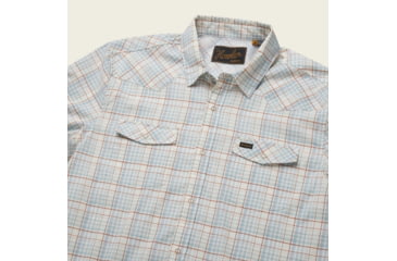 Image of Howler Brothers H Bar B Tech Long Sleeve Shirt - Mens, Bolan Plaid/Lazy Blue, S, 125520S-BPW-S