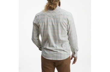 Image of Howler Brothers H Bar B Tech Long Sleeve Shirt - Mens, Bolan Plaid/Lazy Blue, S, 125520S-BPW-S