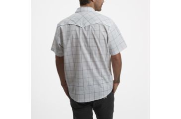 Image of Howler Brothers H Bar B Tech Shirt - Mens, Portella Plaid/Eggshell, M, 123320S-MPW-M