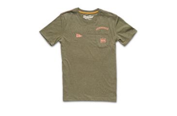 Image of Howler Brothers Hermanos Pocket T-Shirt - Mens, Fatigue, Extra Large, 111019F-HER-XL