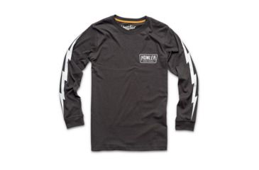 Image of Howler Brothers Hi-Watt Longsleeve T-Shirt - Mens, Antique Black, Medium, 111219F-HWB-M