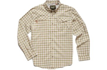 Image of Howler Brothers Matagorda Shirt - Mens, Peninsula Plaid / Quill Green, Medium, 122419S-PPG-M