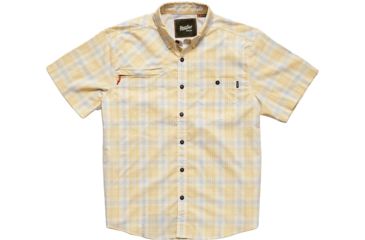 Image of Howler Brothers Matagorda Shortsleeve - Mens, Shoreline Plaid / Sunny Yellow, Medium, 124619S-SPY-M